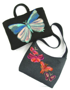 Shirley Adams Sewing Connection Butterfly Bag and Felting Procedure